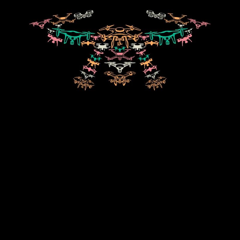 Quadcopter Drone Pilot Drone Lover Drone Silhouett