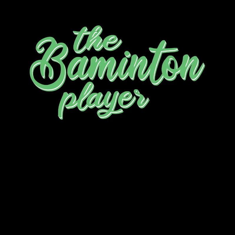 Le joueur de badminton