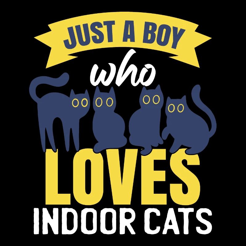 Drôles de chats d’intérieur pour garçons