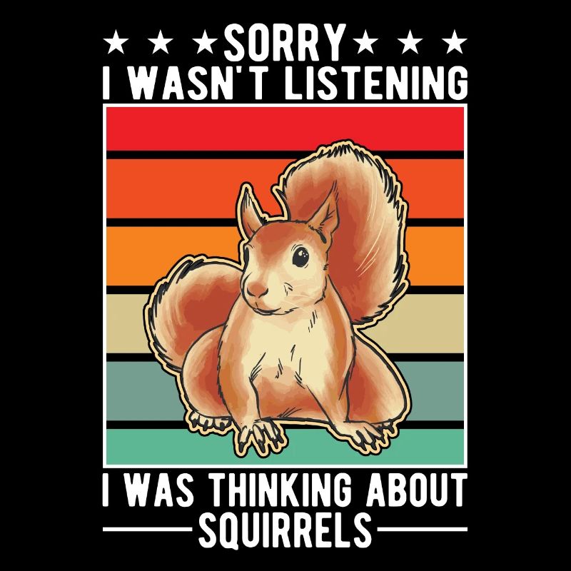 Eichhörnchen Geschenk Grauhörnchen Squirrel