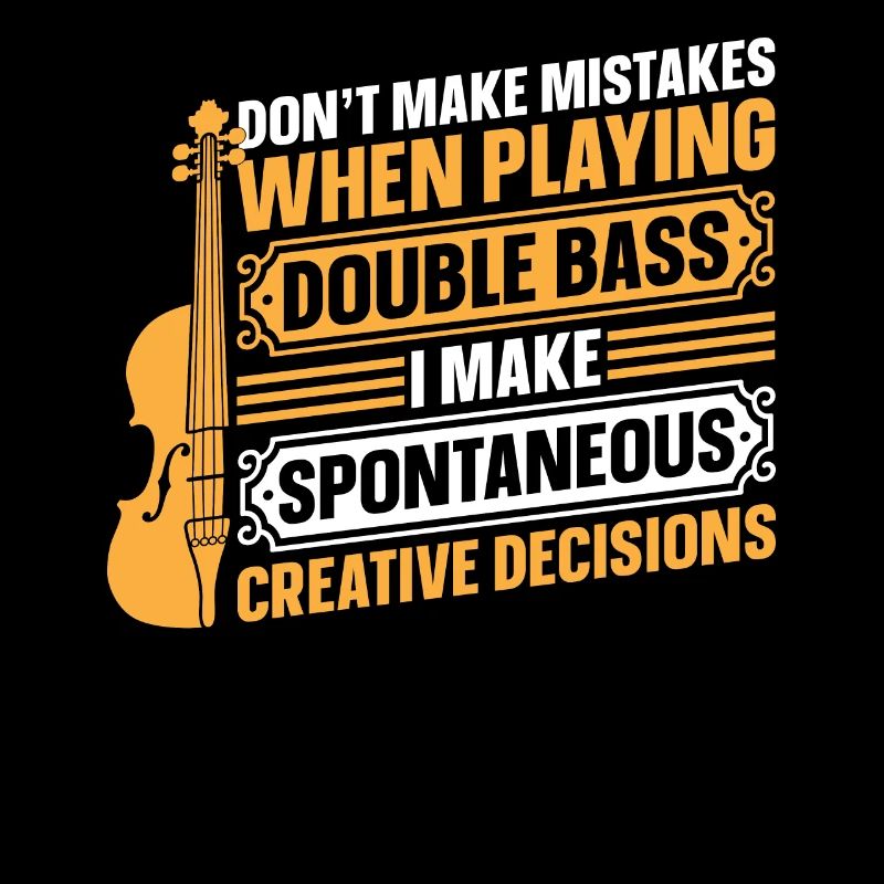 Double Bassist - Don't Make Mistakes When Playing