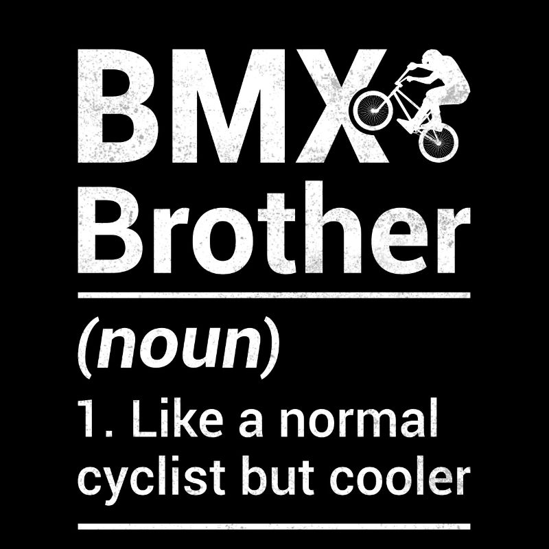 Bmx frère comme un cycliste normal, mais plus cool