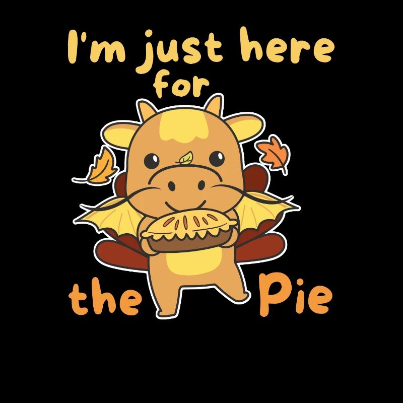 thanksgiving day outfits Truthahn Drache mit Pie