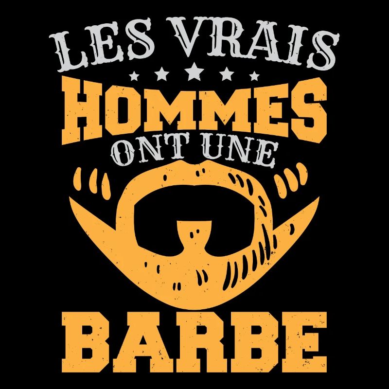 Hommes Ont Une Barbe