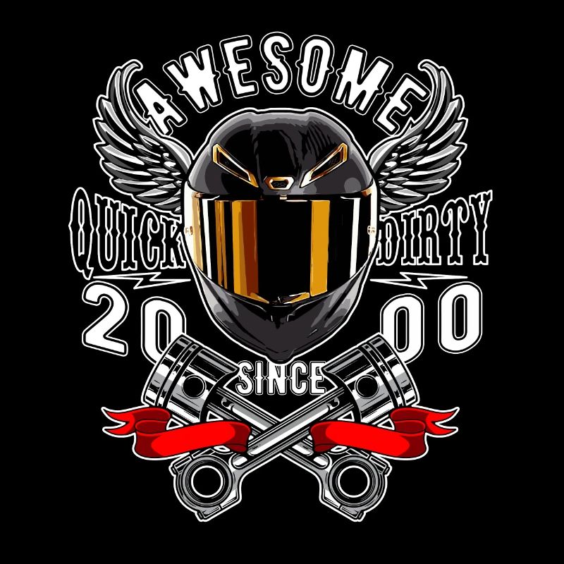 Awesome since 2000, Biker Geburtstag