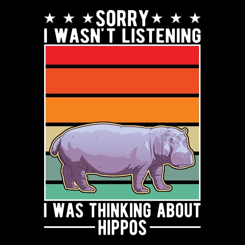 Nilpferd Geschenk Flusspferd Hippo