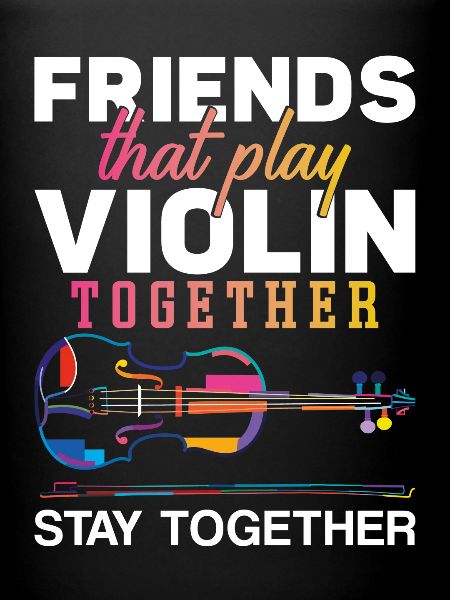 Violon Violoniste Besties Buddies