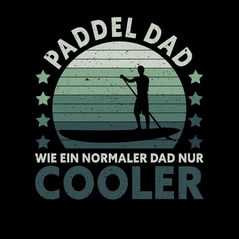 Rétro Paddle papa comme un papa normal seulement cool
