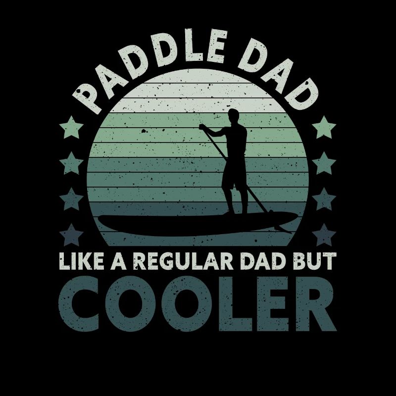 Rétro Paddle papa comme un papa normal seulement cool