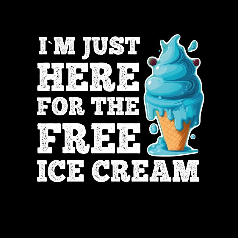 Eis Eiscreme Soft Eis Ich bin wegen dem Eis hier