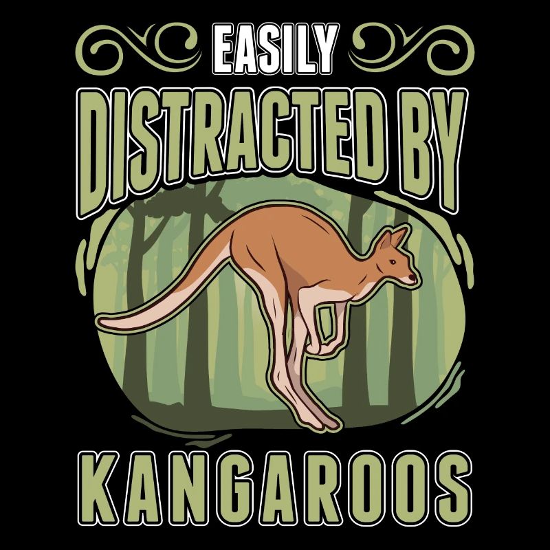 Easily distracted by Kangaroos Känguru
