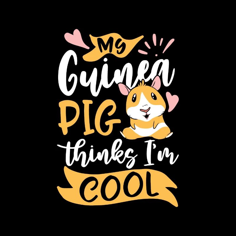 Mon cochon d’Inde pense que je suis cool -