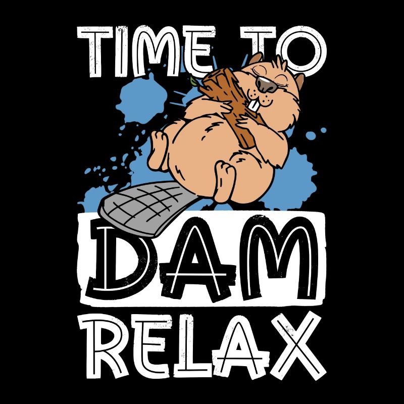 Time to relax - Funny Beaver