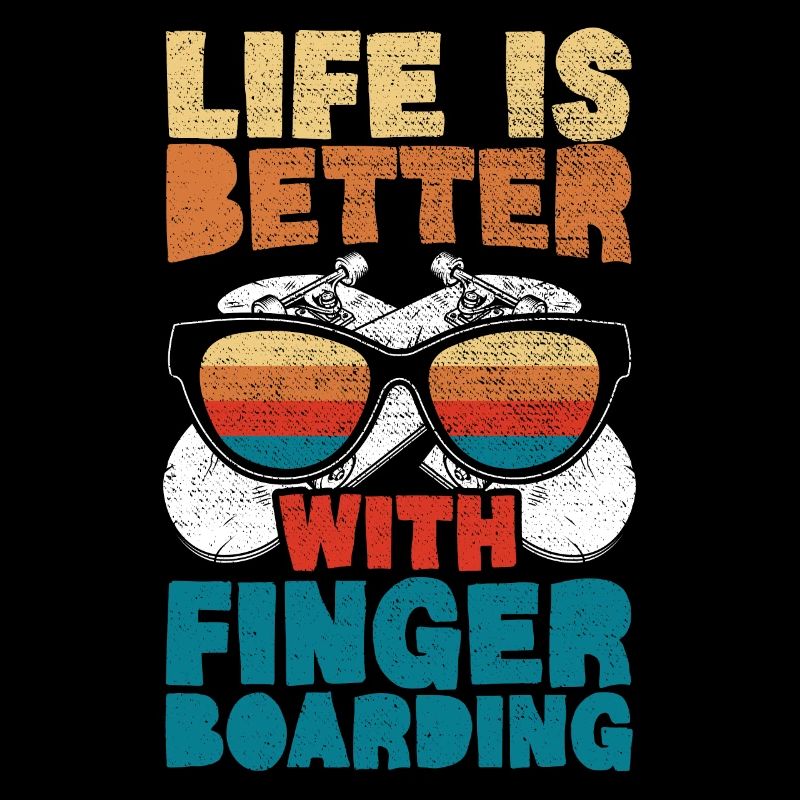 Das Leben ist besser mit Fingerboarding Griffbrett