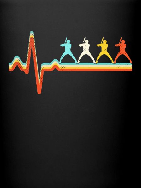 Baseball Retro Heartbeat