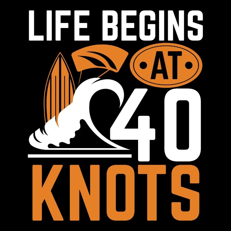 La vie commence à 40 nœuds Kitesurf Kitesurf