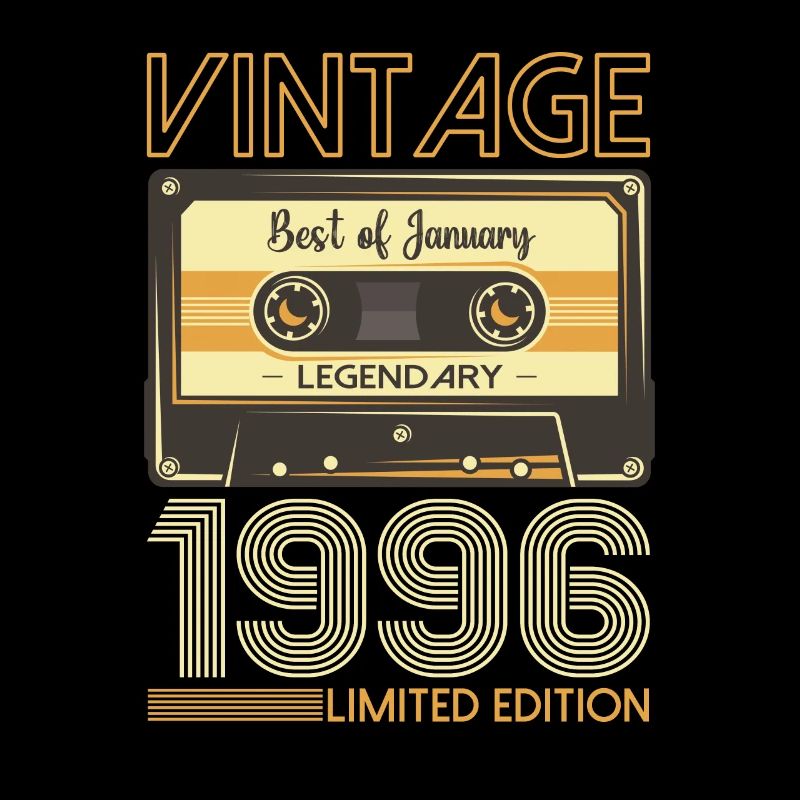 January Born 1996 27th birthday gift