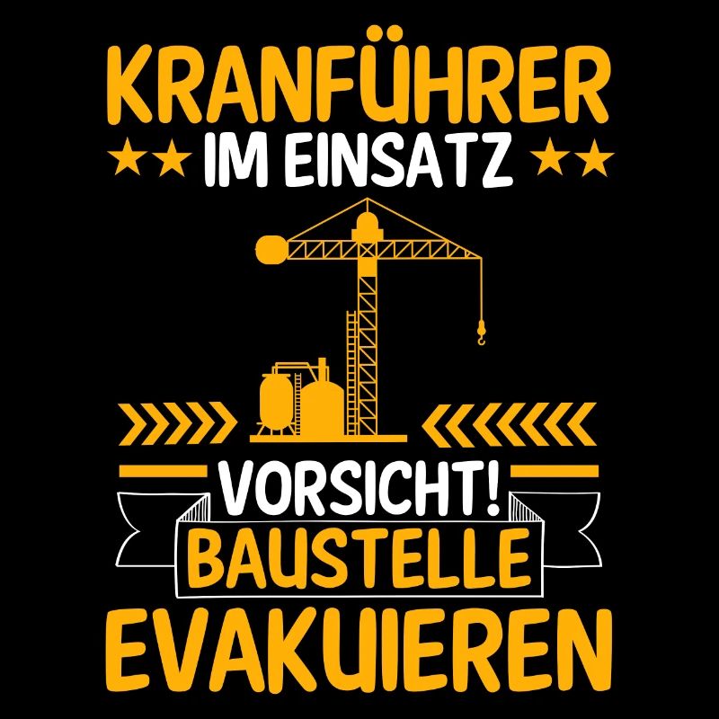 Kranführer Im Einsatz Kranfahrer Baustelle