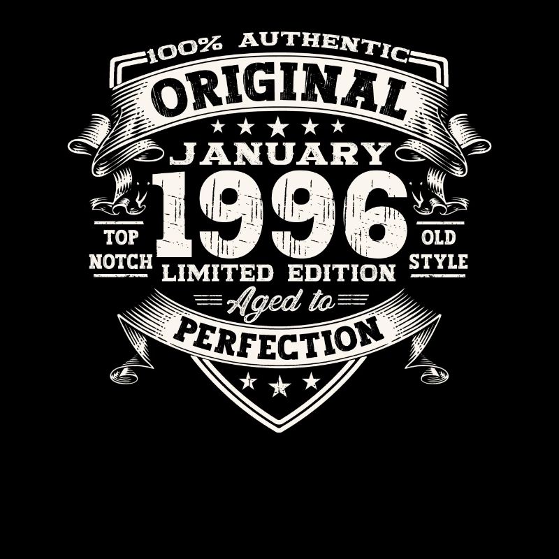 Born 1996 January 27th birthday Gift Man