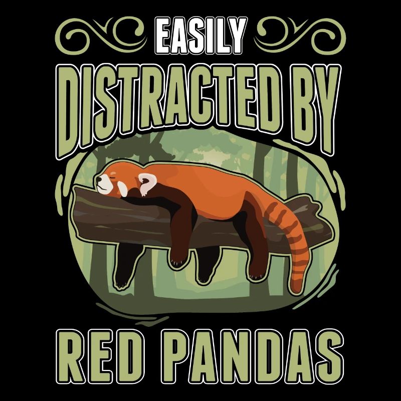 Facilement distrait par les pandas roux Roter Panda