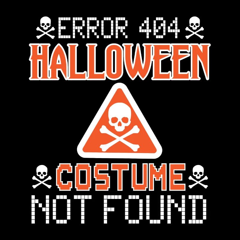 Error 404 Costume Not Found Halloween Coding