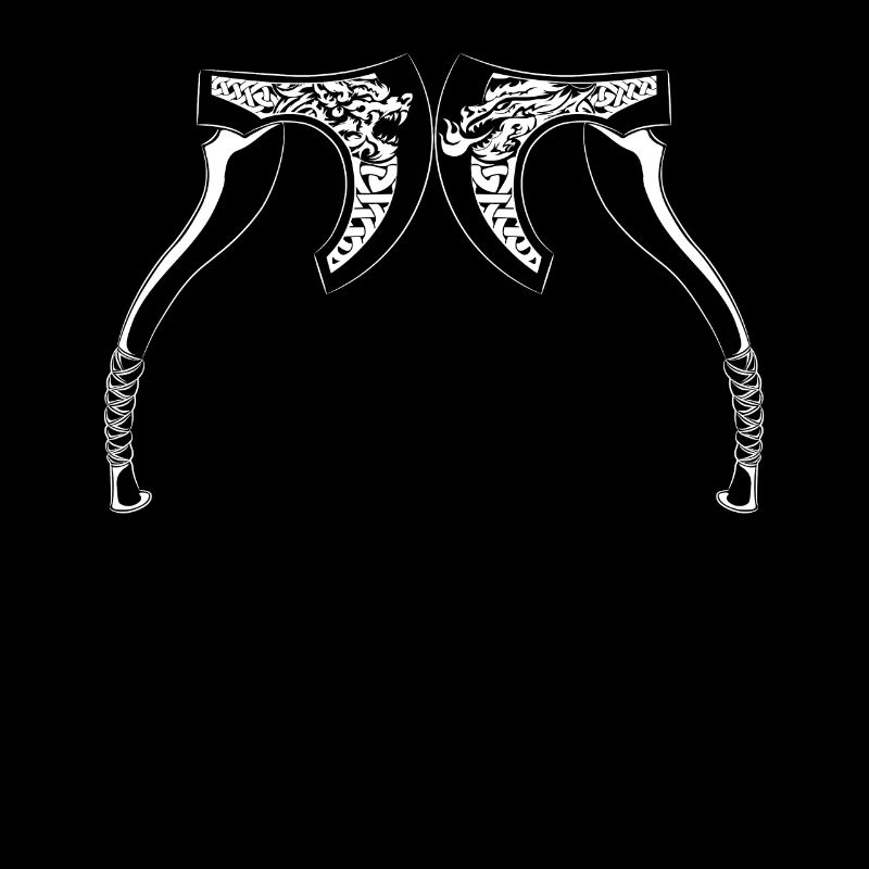 Wikinger Runen Axt Krieger