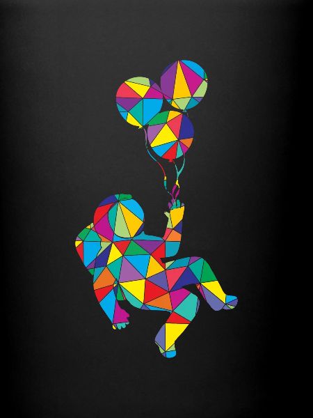 Astronaute Polygon Funny Space
