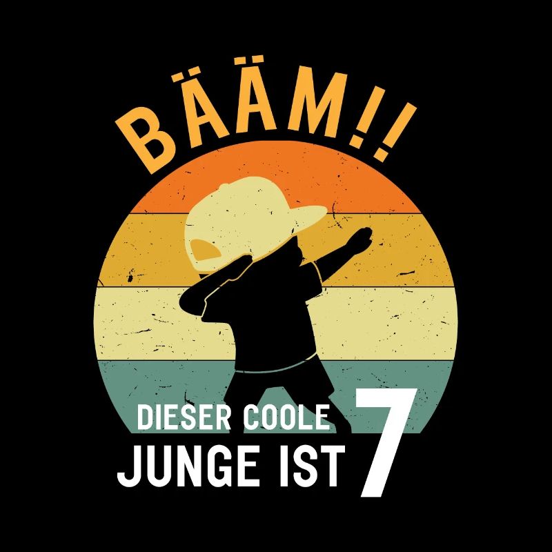 Dabbing Geburtstagsshirt 7 Jahre 7. Geburtstag