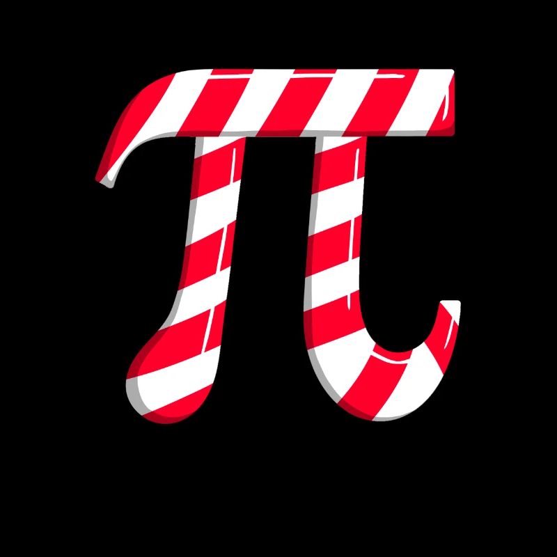 Pi Candy Canes Math Pi Christmas