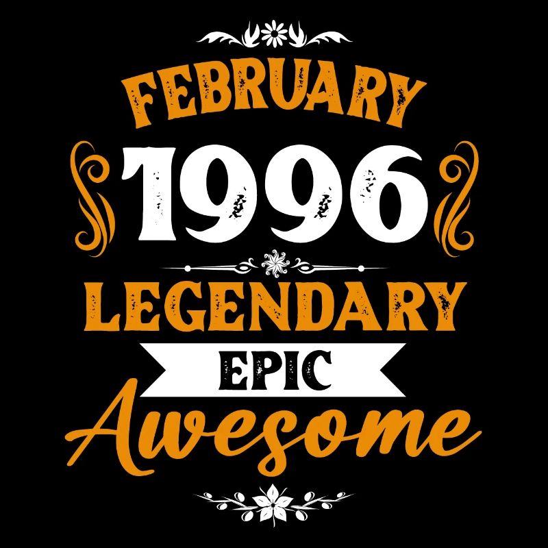 Februar 1996 Legenden Geburtstag Geschenk