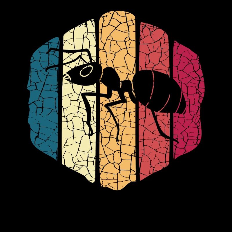 Retro Ant Insect Entomology Future Entomologist