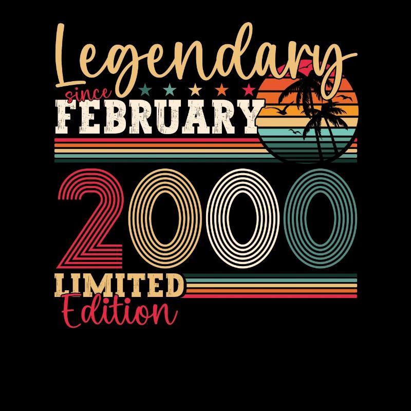 Year 2000 February 23rd birthday gift man