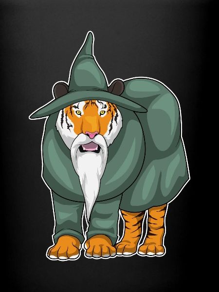 Tigre Sorcier d’Halloween