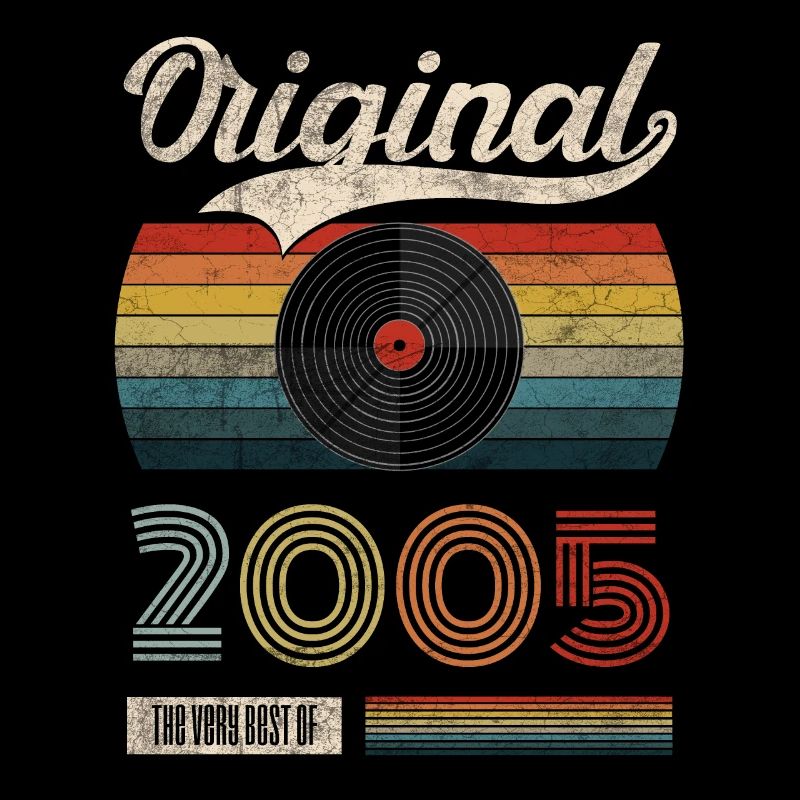 2005 Vintage Birthday Gift Tee Retro Style