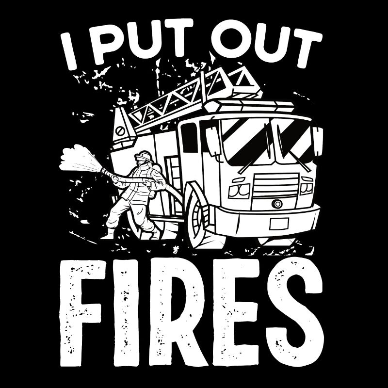 Fireman Put Out Fires Fire Brigade