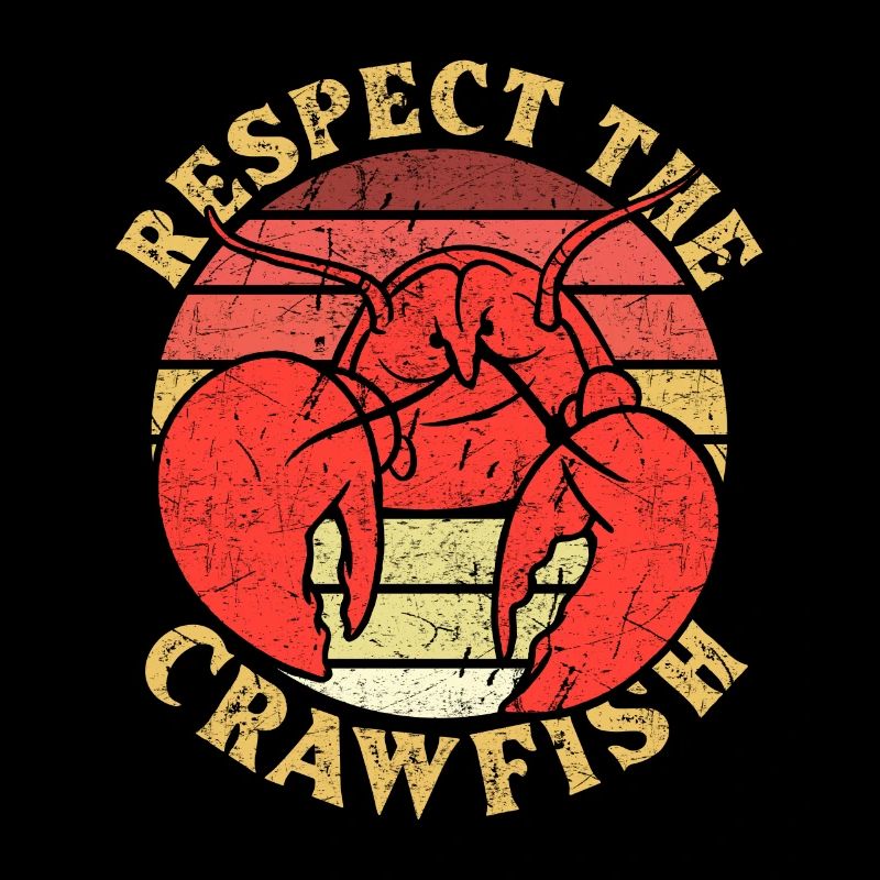 Respect The Crawfish Shirt Geschenk