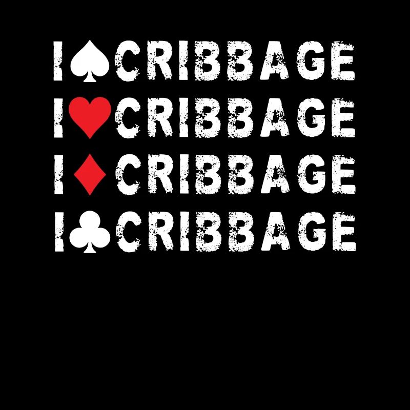 I Love Cribbage Shirt Geschenk