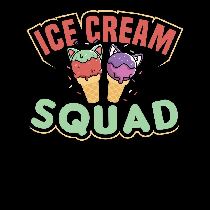 Troupe de crème glacée