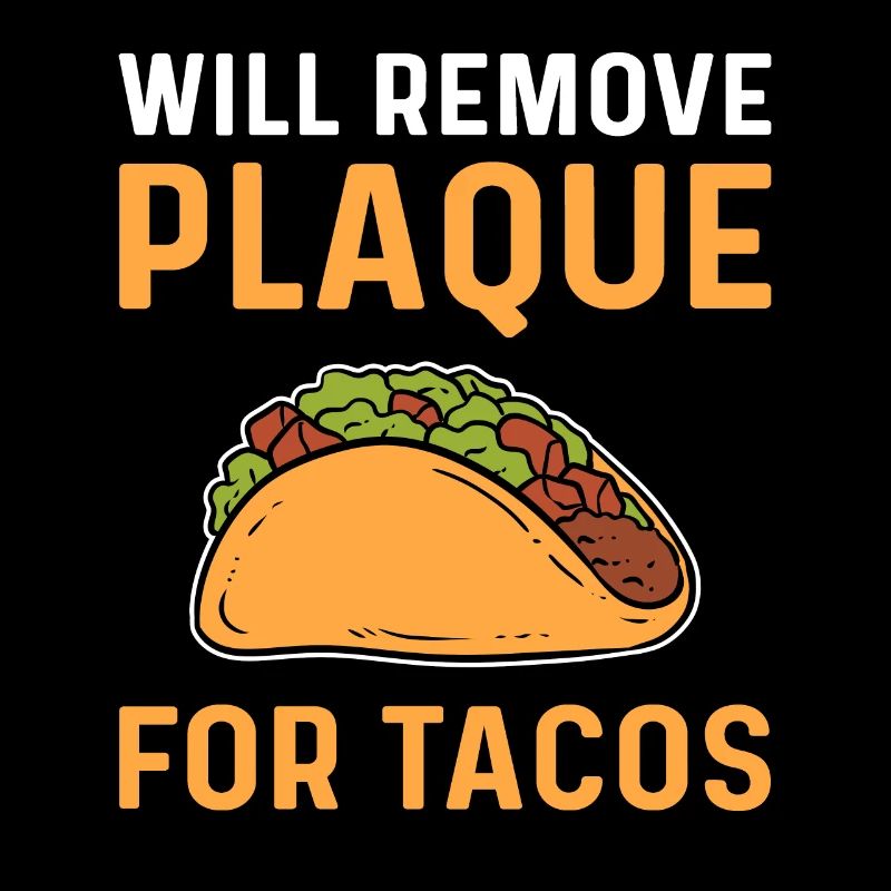 Remove plaque for tacos. Dental space technician