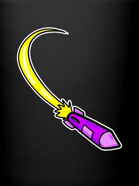 Fusée violette