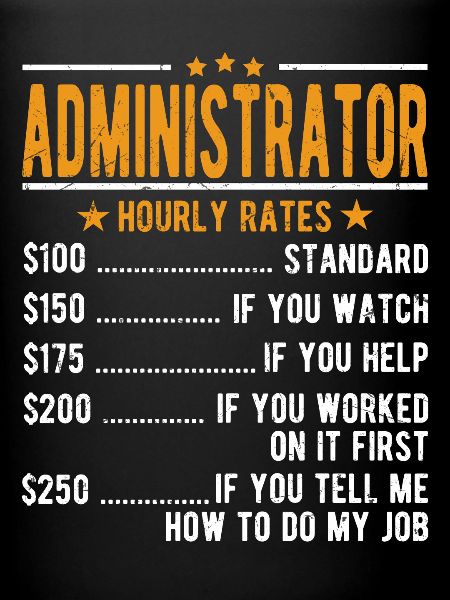Administrateur Salaire horaire