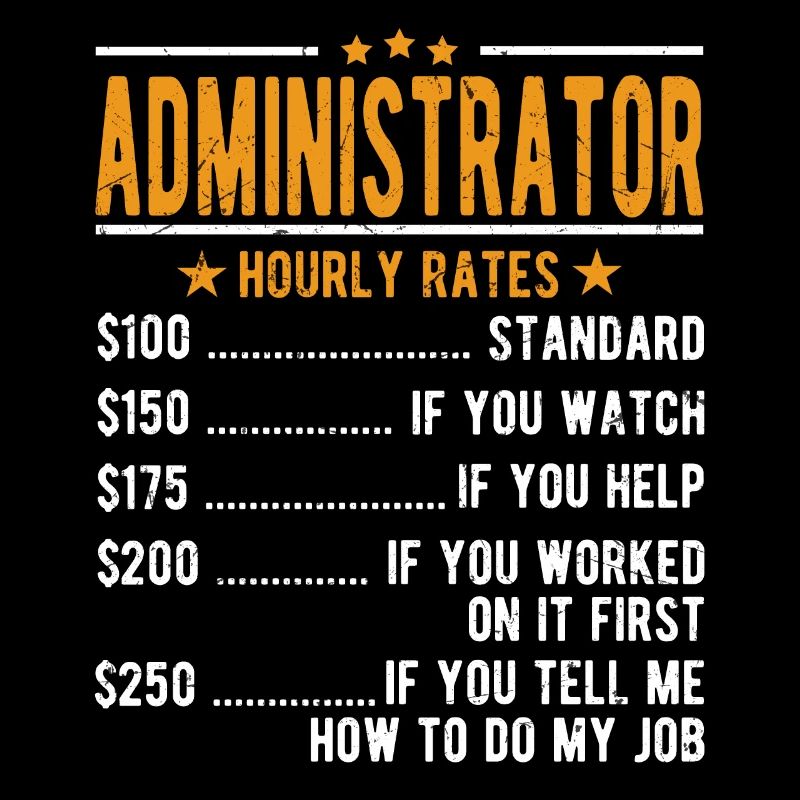 Administrator Stundenlohn