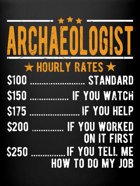 Archaeologist Hourly wage