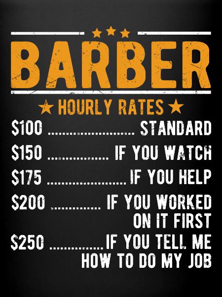 Barbier Stundenlohn