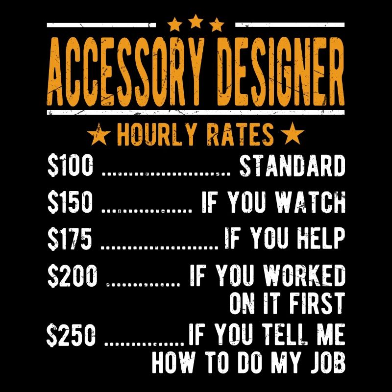 Accessoire Designer Stundenlohn