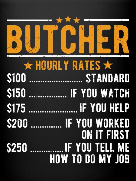 Salaire horaire boucher