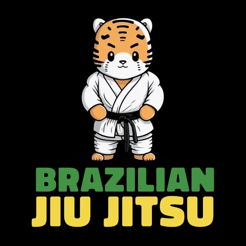 Brasilianisches Jiu Jitsu Grappling Tiger