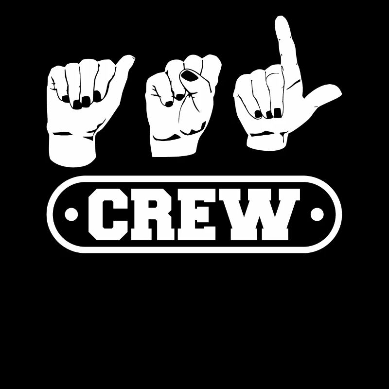 Asl crew. Asl Awareness Hand Signal Language