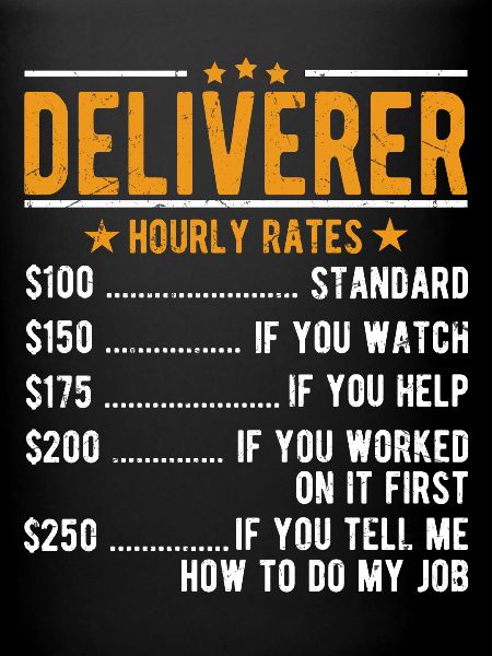 Deliverer hourly wage