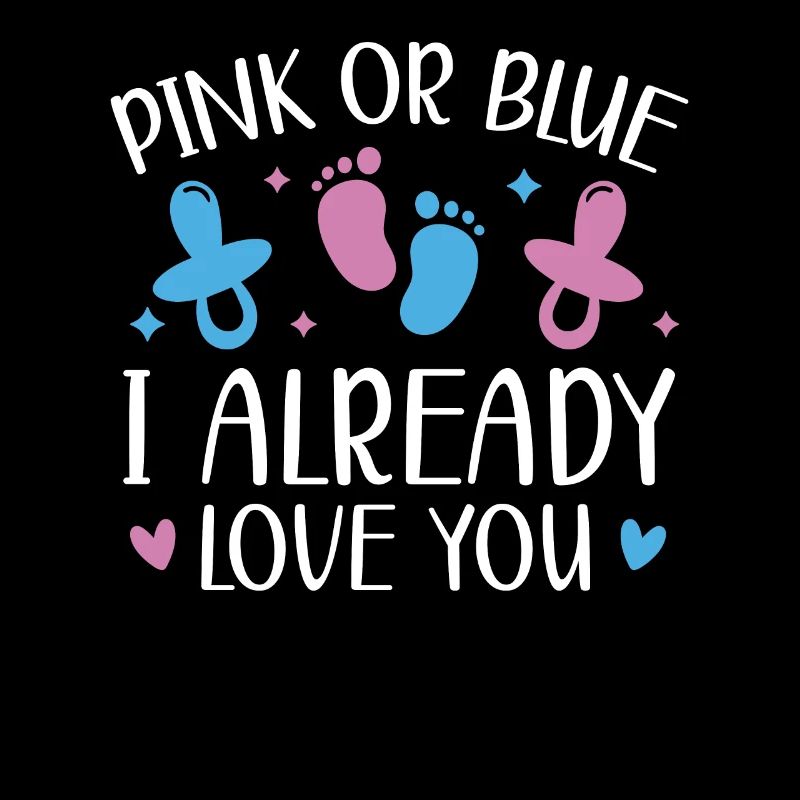 Rosa Oder Blau Ich liebe dich Schon Geschlecht Enthüllung